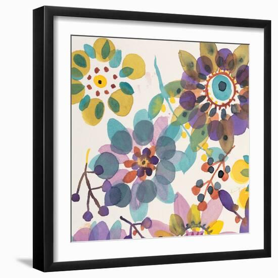 Candy Flowers 1-Karin Johannesson-Framed Art Print