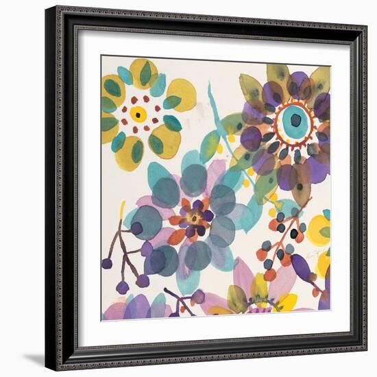 Candy Flowers 1-Karin Johannesson-Framed Art Print