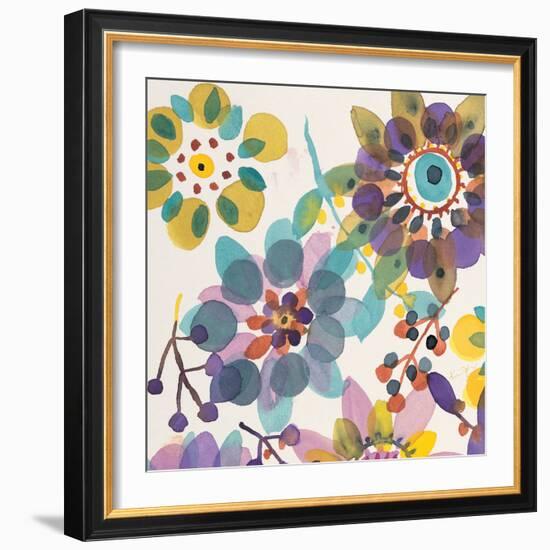 Candy Flowers 1-Karin Johannesson-Framed Art Print