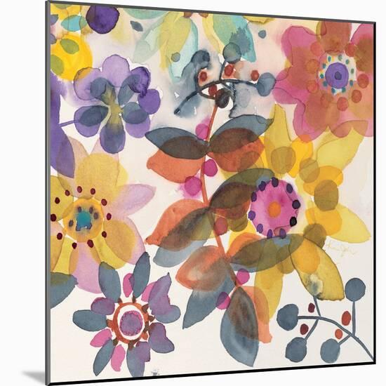 Candy Flowers 2-Karin Johannesson-Mounted Art Print