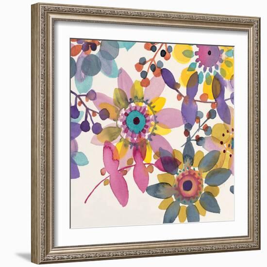 Candy Flowers 3-Karin Johannesson-Framed Art Print