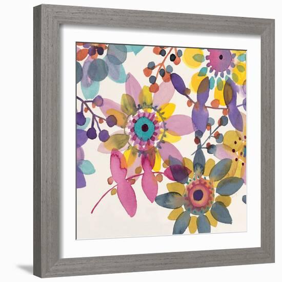 Candy Flowers 3-Karin Johannesson-Framed Art Print