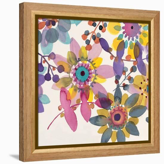 Candy Flowers 3-Karin Johannesson-Framed Stretched Canvas