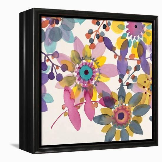 Candy Flowers 3-Karin Johannesson-Framed Stretched Canvas
