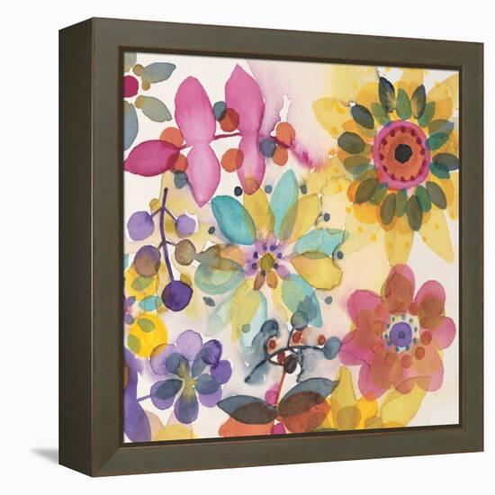 Candy Flowers 4-Karin Johannesson-Framed Stretched Canvas