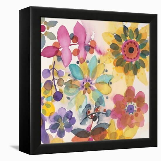 Candy Flowers 4-Karin Johannesson-Framed Stretched Canvas