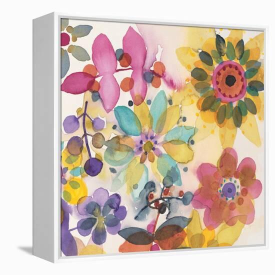 Candy Flowers 4-Karin Johannesson-Framed Stretched Canvas