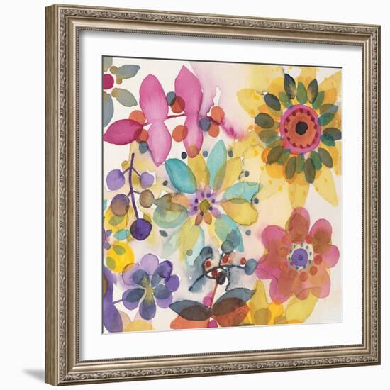 Candy Flowers 4-Karin Johannesson-Framed Art Print