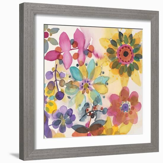 Candy Flowers 4-Karin Johannesson-Framed Art Print