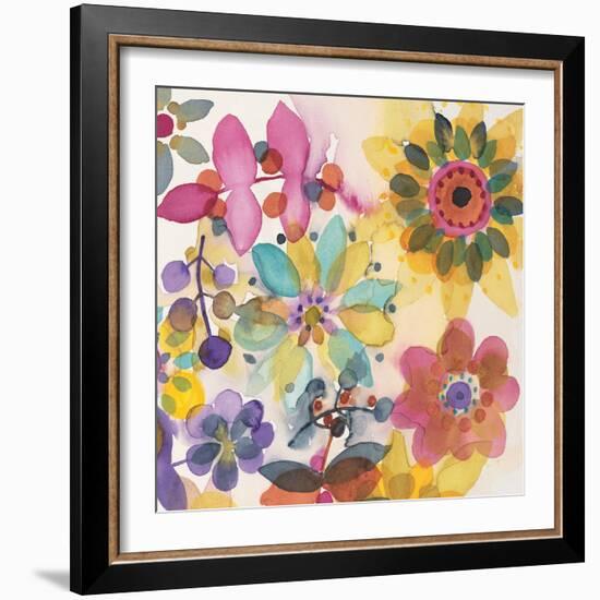 Candy Flowers 4-Karin Johannesson-Framed Art Print