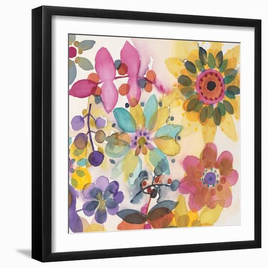 Candy Flowers 4-Karin Johannesson-Framed Art Print