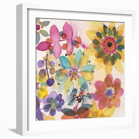 Candy Flowers 4-Karin Johannesson-Framed Art Print