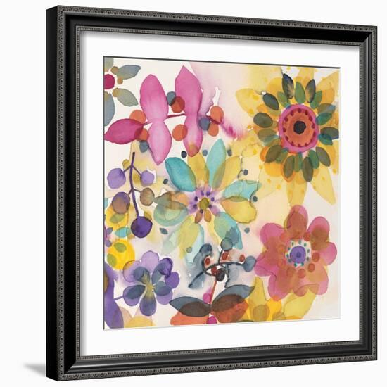 Candy Flowers 4-Karin Johannesson-Framed Art Print