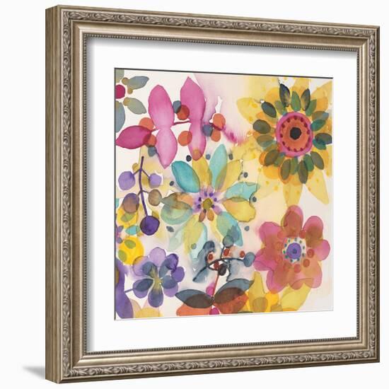 Candy Flowers 4-Karin Johannesson-Framed Art Print