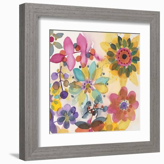 Candy Flowers 4-Karin Johannesson-Framed Art Print