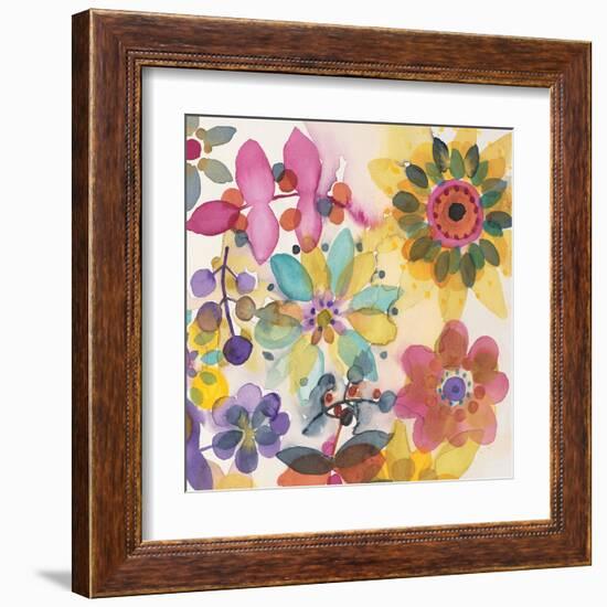 Candy Flowers 4-Karin Johannesson-Framed Art Print