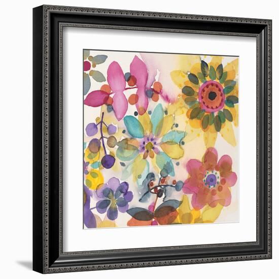 Candy Flowers 4-Karin Johannesson-Framed Art Print