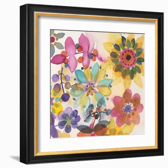 Candy Flowers 4-Karin Johannesson-Framed Art Print