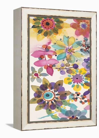Candy Flowers Panel 1-Karin Johannesson-Framed Stretched Canvas
