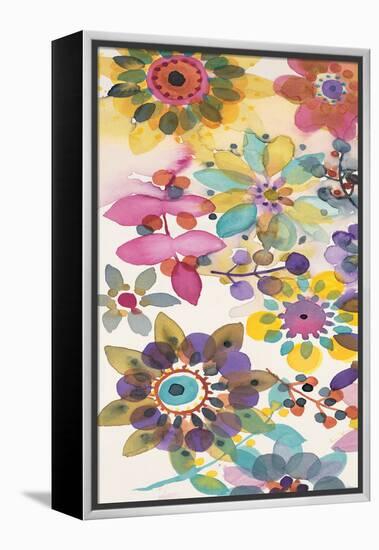 Candy Flowers Panel 1-Karin Johannesson-Framed Stretched Canvas