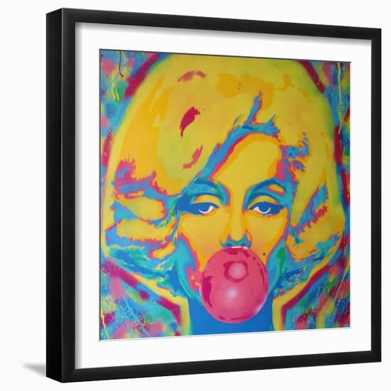 Candy Girl-Abstract Graffiti-Framed Giclee Print