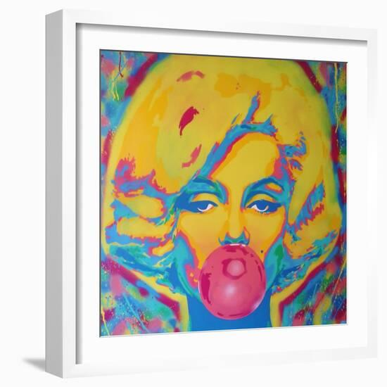 Candy Girl-Abstract Graffiti-Framed Giclee Print