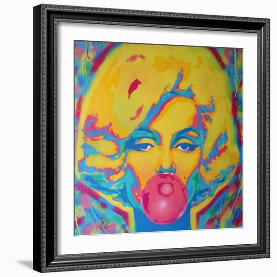 Candy Girl-Abstract Graffiti-Framed Giclee Print