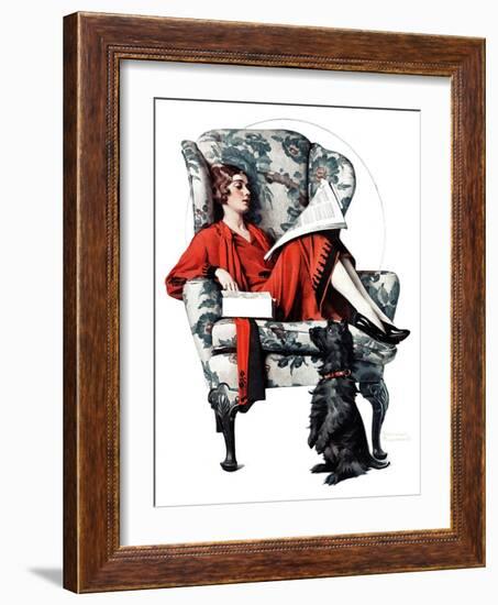 "Candy", June 27,1925-Norman Rockwell-Framed Giclee Print