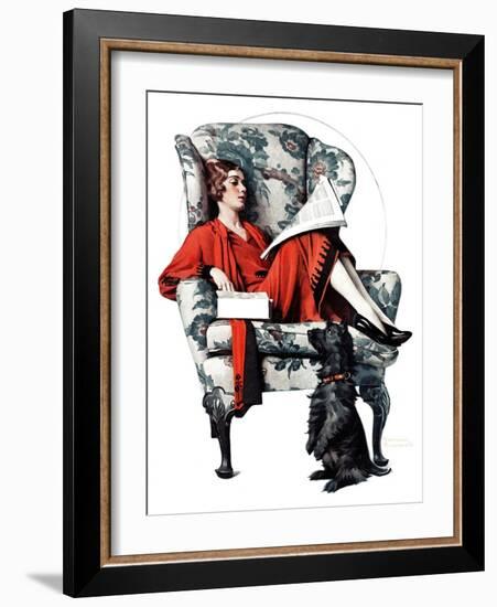 "Candy", June 27,1925-Norman Rockwell-Framed Giclee Print