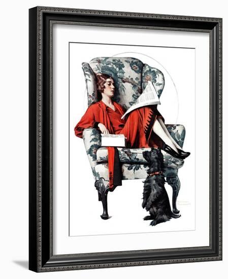 "Candy", June 27,1925-Norman Rockwell-Framed Giclee Print