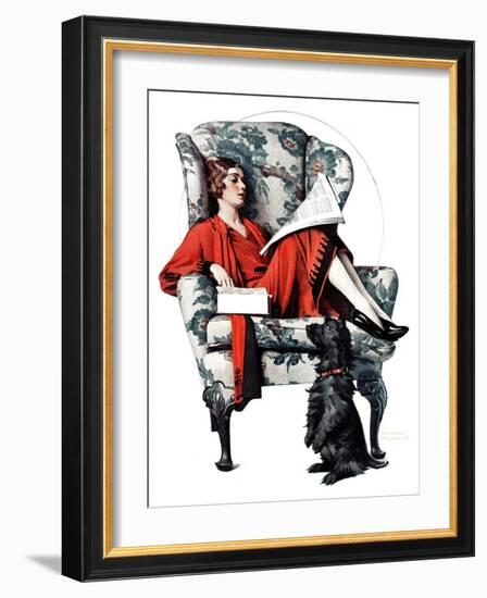 "Candy", June 27,1925-Norman Rockwell-Framed Giclee Print