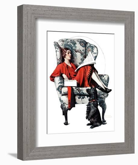 "Candy", June 27,1925-Norman Rockwell-Framed Giclee Print