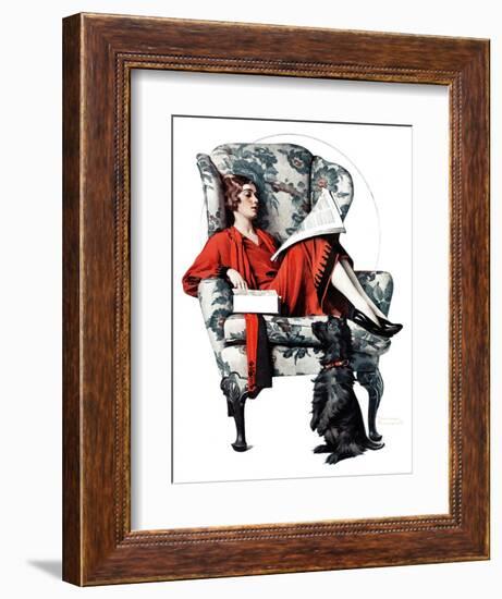 "Candy", June 27,1925-Norman Rockwell-Framed Giclee Print