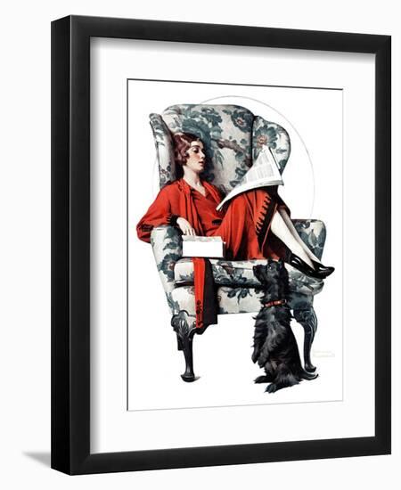 "Candy", June 27,1925-Norman Rockwell-Framed Giclee Print