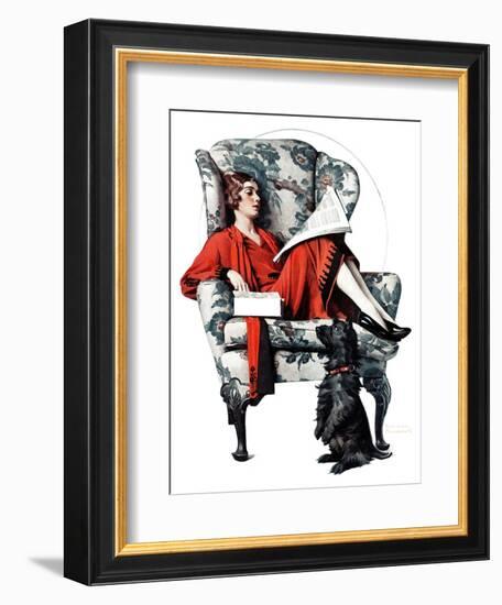 "Candy", June 27,1925-Norman Rockwell-Framed Giclee Print