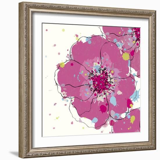 Candy Rose II-Clara Wells-Framed Giclee Print