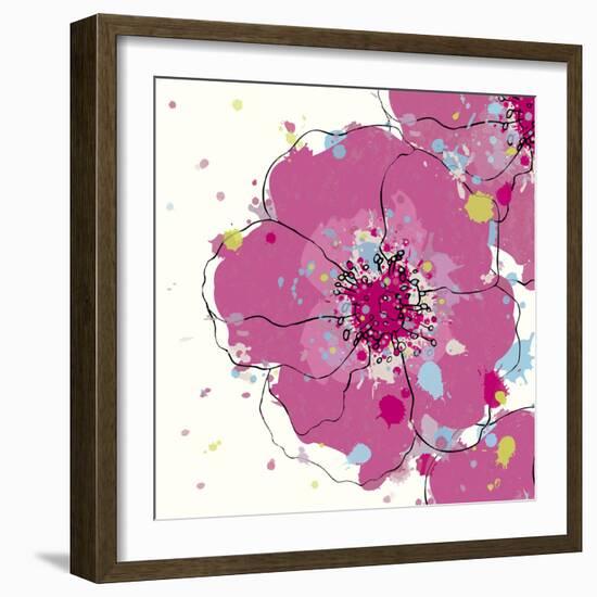 Candy Rose II-Clara Wells-Framed Giclee Print