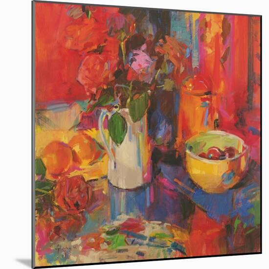 Candy Roses-Peter Graham-Mounted Giclee Print