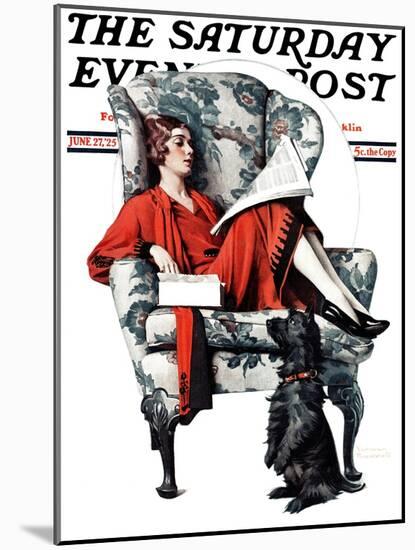 "Candy" Saturday Evening Post Cover, June 27,1925-Norman Rockwell-Mounted Giclee Print