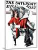 "Candy" Saturday Evening Post Cover, June 27,1925-Norman Rockwell-Mounted Giclee Print