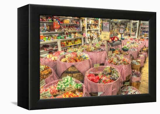 Candy Store-Robert Goldwitz-Framed Premier Image Canvas