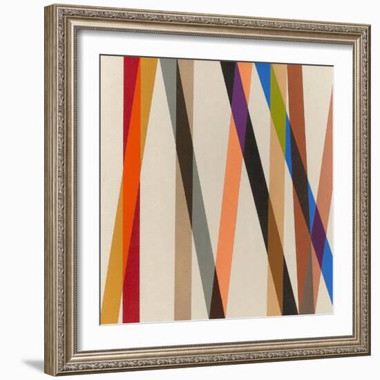 Candy Stripe II, 1987-Michael Canney-Framed Giclee Print