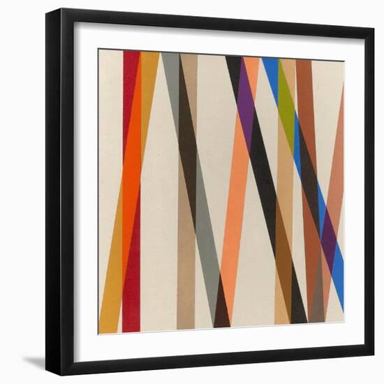 Candy Stripe II, 1987-Michael Canney-Framed Giclee Print