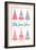 Candy Xmas Trees 1-Melody Hogan-Framed Art Print