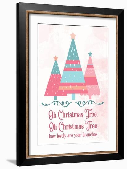 Candy Xmas Trees 2-Melody Hogan-Framed Art Print