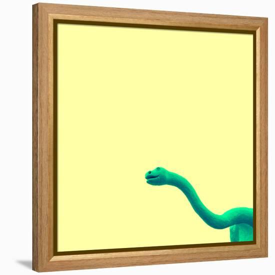 Candysaurus-Matt Crump-Framed Stretched Canvas