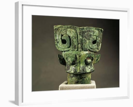 Cane Handle, Shang Dynasty, Bronze-null-Framed Giclee Print