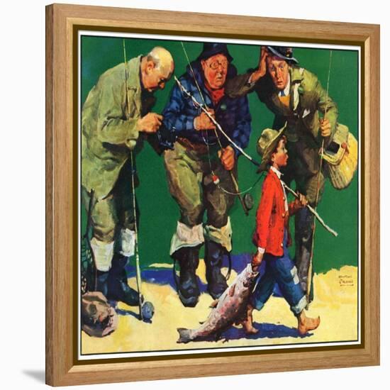 "Cane Pole Catch,"June 1, 1934-William Meade Prince-Framed Premier Image Canvas