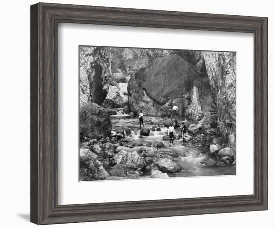 Cane River, Jamaica, C1905-Adolphe & Son Duperly-Framed Giclee Print