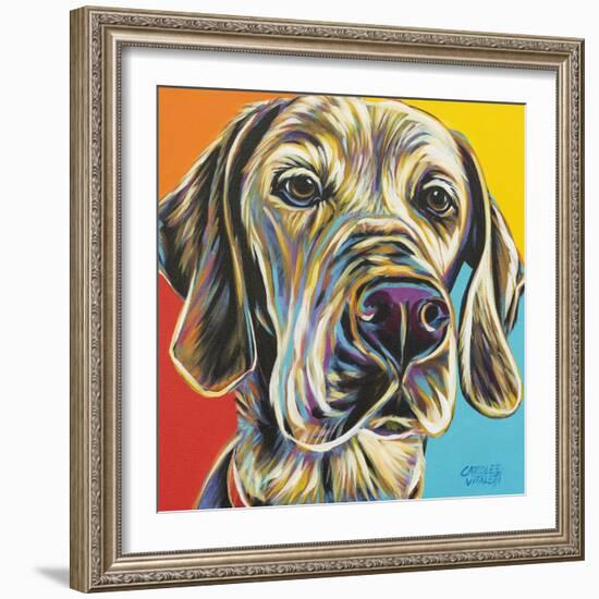 Canine Buddy II-Carolee Vitaletti-Framed Art Print